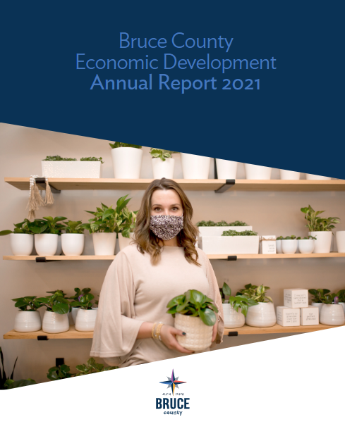 Cover page of Economic Development Annual Report 2021
