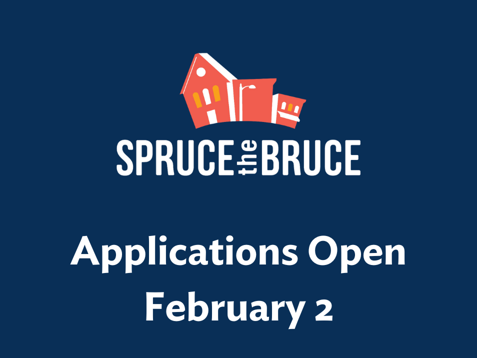 Spruce the Bruce Applications Open February 2