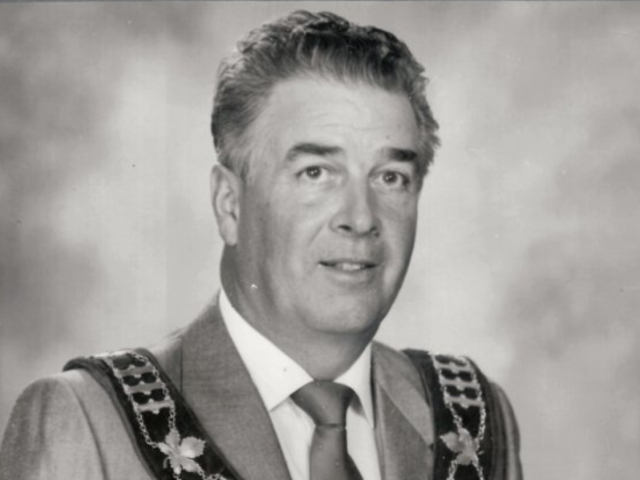 Ross Herron, the 1987 Bruce County Warden.