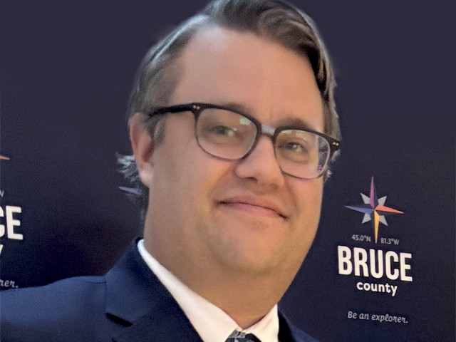 Jeff Loney, new director of government relations for Bruce County.