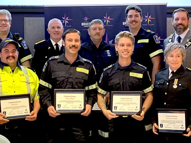 with Ontario Regional Base Hospital Program Awards