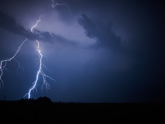 thunderstorm and lightning 